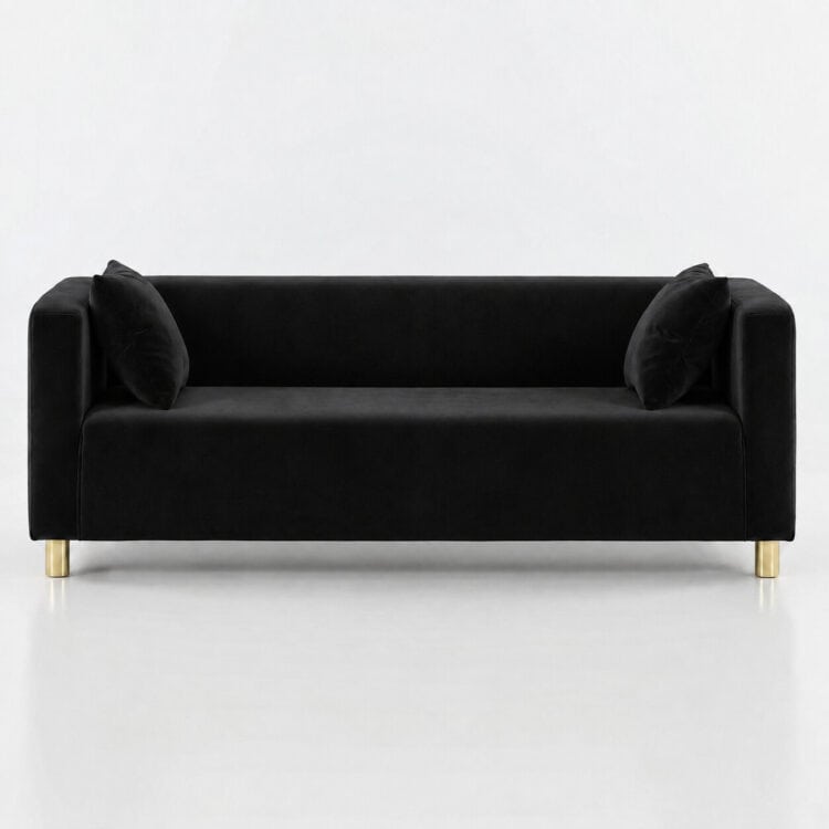 SOFA CUBO VELVET – BLACK