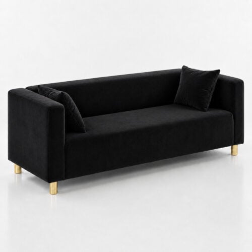 SOFA CUBO VELVET – BLACK