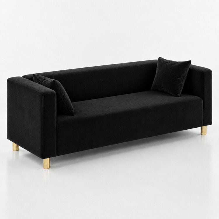 sofa cubo velvet black3