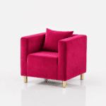 FOTEL CUBO VELVET – VIVA MAGENTA