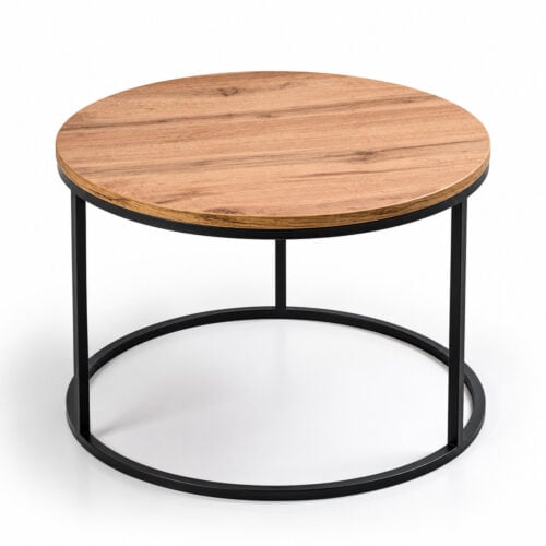 STOLIKI ROUNDI BLACK WOOD