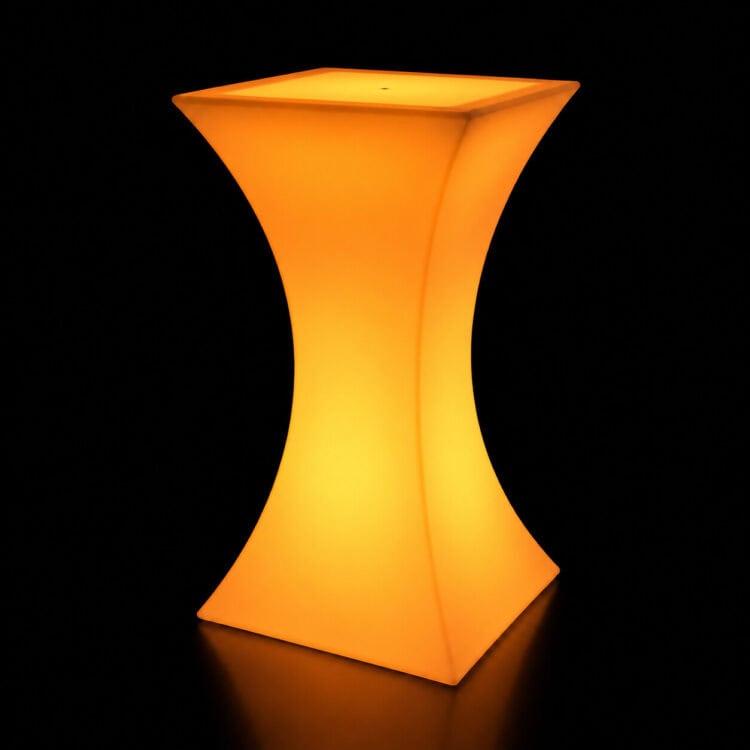 square cocktail orange