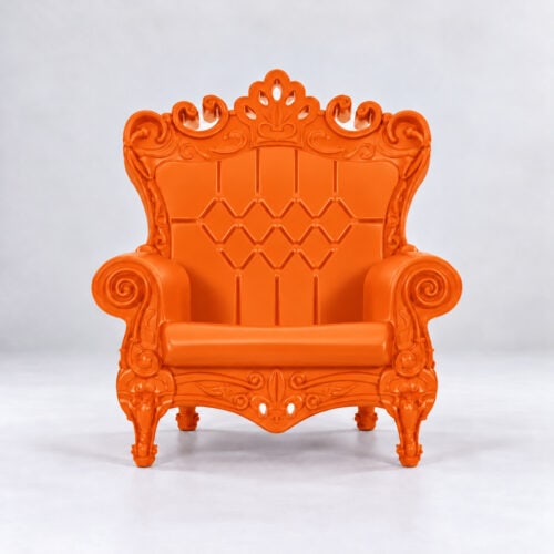 FOTEL THRONE PUMPKIN ORANGE