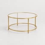 STOLIK ROUNDI GOLD L