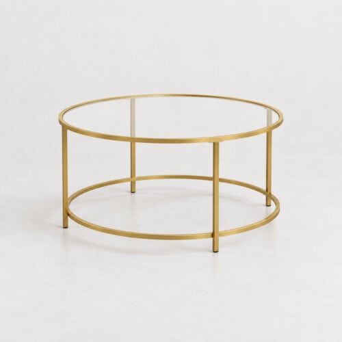 STOLIK ROUNDI GOLD L